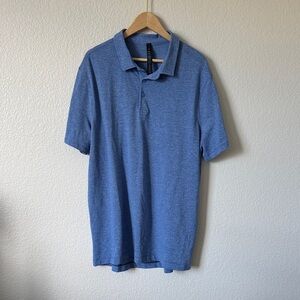 Lululemon Mens blue polo Size XL